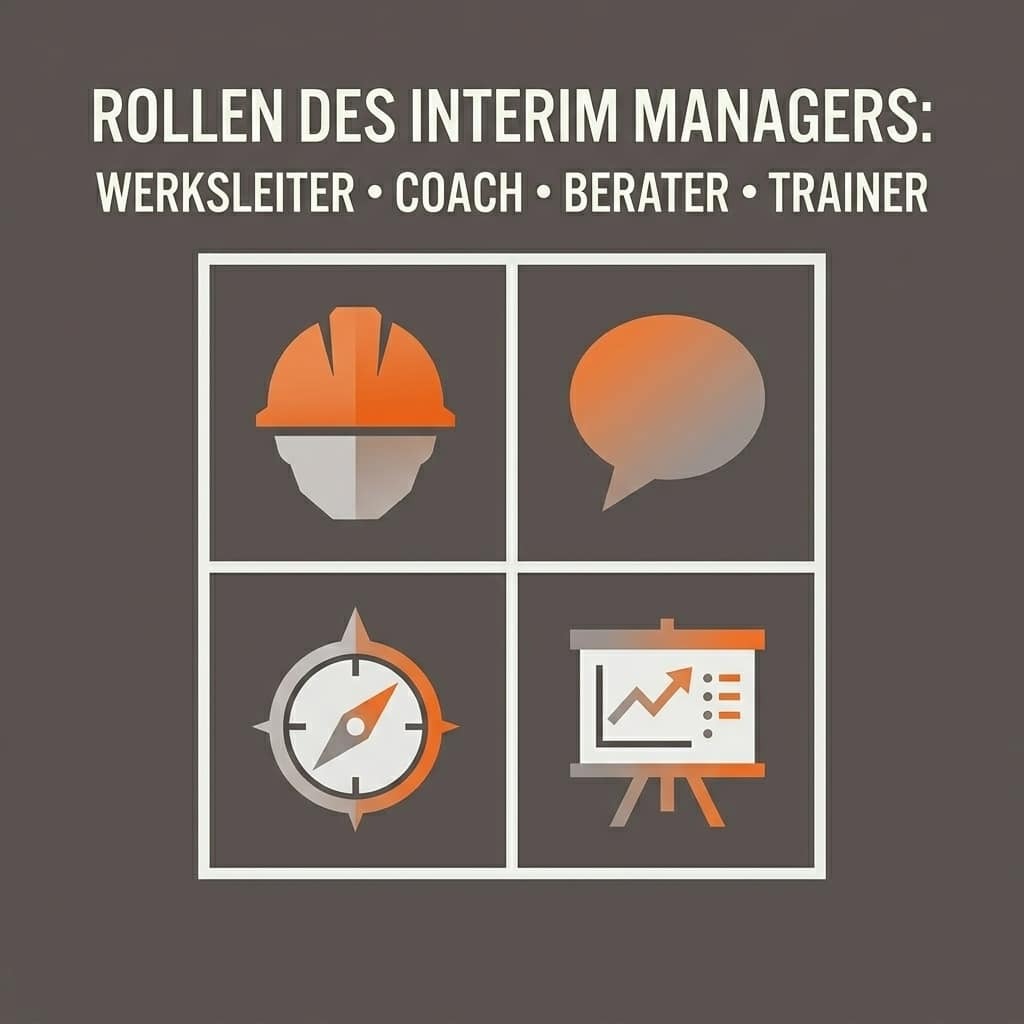 Illustration: Meine Rollen – Interim Manager, Berater, Coach