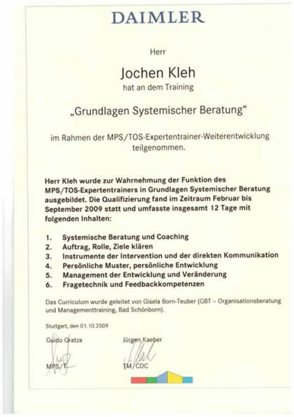 Grundlagen Systemische Beratung und Coaching
